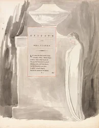 Les Poèmes de Thomas Gray, Design 103, Épitaphe sur Mme Clarke